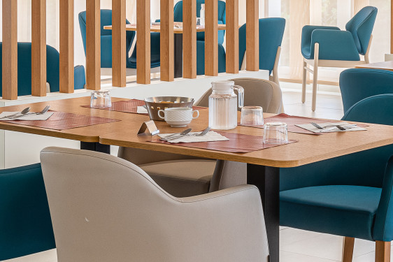 Réfectoire éclairé